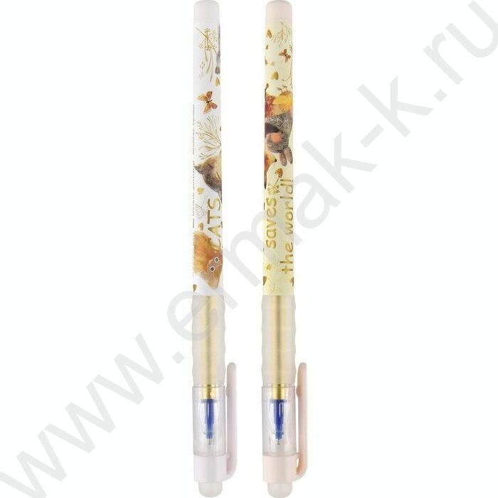 Ручка гелевая со стираемыми чернилами синяя 0,4мм DeleteSoftGrip. Love me | Фото 4