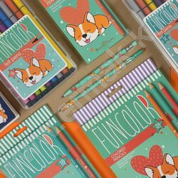 Карандаш цанговый механический 2,0мм с точилкой Fun Graphix. Корги | Фото 3