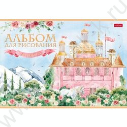 Альбом д/рисования 24л "Сказочные замки" ассорти | Фото 2