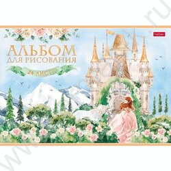 Альбом д/рисования 24л "Сказочные замки" ассорти | Фото 5