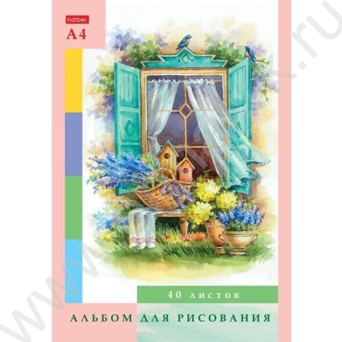 Альбом д/рисования 40л "Дачные истории" /тиснение/ 5видов | Фото 4