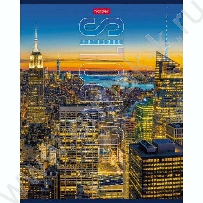 Тетрадь  60л клетка "Megapolis" ассорти | Фото 1