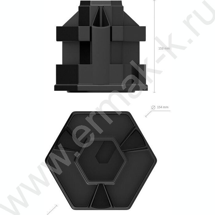 Подставка д/каранд. и ручек Office, Classic /чёрная | Фото 3