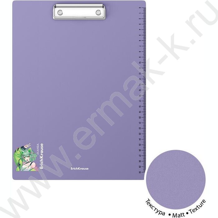 Клипборд А4 Matt Manga, шкала 30см /ассорти | Фото 2