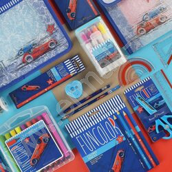 Карандаш цанговый механический 2,0мм с точилкой Fun Graphix. Красная машина | Фото 4