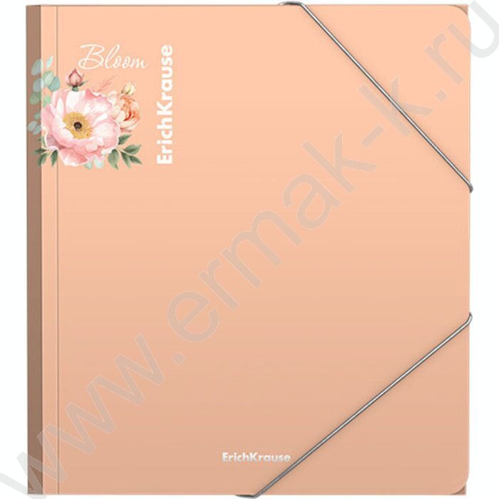 Папка д/тетрадей А5+ пластик на резинке Matt Pastel Bloom /ассорти | Фото 3