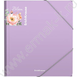 Папка д/тетрадей А5+ пластик на резинке Matt Pastel Bloom /ассорти | Фото 4