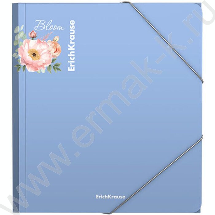 Папка д/тетрадей А5+ пластик на резинке Matt Pastel Bloom /ассорти | Фото 5