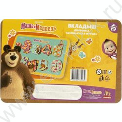 Деревянная игрушка вкладыш "Маша и Медведь" | Фото 7