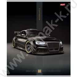 Тетрадь  48л клетка "Авто на черном фоне-1" ассорти | Фото 3