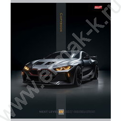 Тетрадь  48л клетка "Авто на черном фоне-1" ассорти | Фото 6