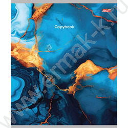 Тетрадь  48л клетка "Яркий мрамор" ассорти | Фото 2