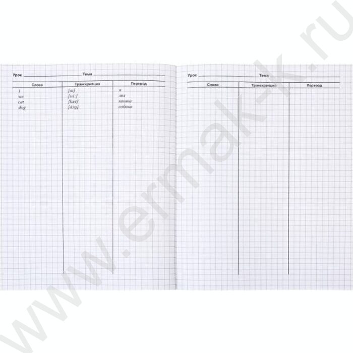 Словарик 48л А5 д/записей иностранных слов "Бирюзовая" пл.обл. | Фото 3