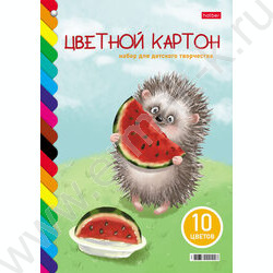 Картон цв. мелов. А4 10л/10цв Волшебный Веер на заклепке 9 дизайнов | Фото 2