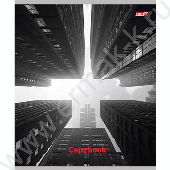 Тетрадь  48л клетка "Мегаполис в чёрно-белом" ассорти | Фото 3