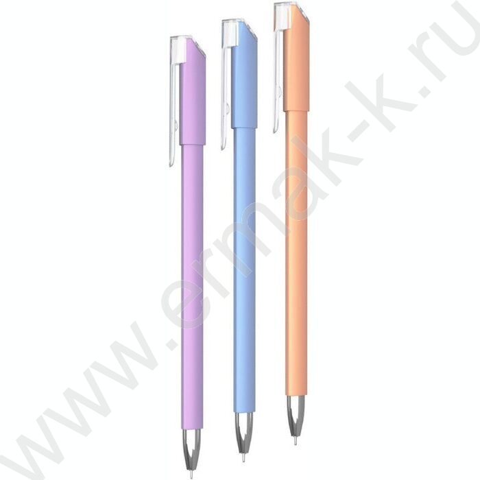 Ручка гелевая черная 0,38мм  G-Reed Stick Pastel Bloom /корпус - ассорти | Фото 1