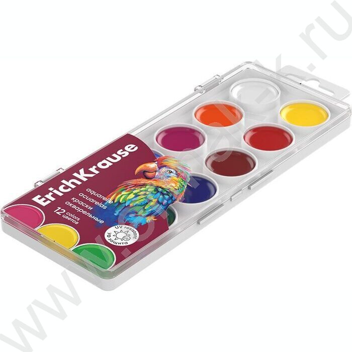 Акварель 12цв  Safari с УФ защитой яркости, б/кисточки | Фото 2