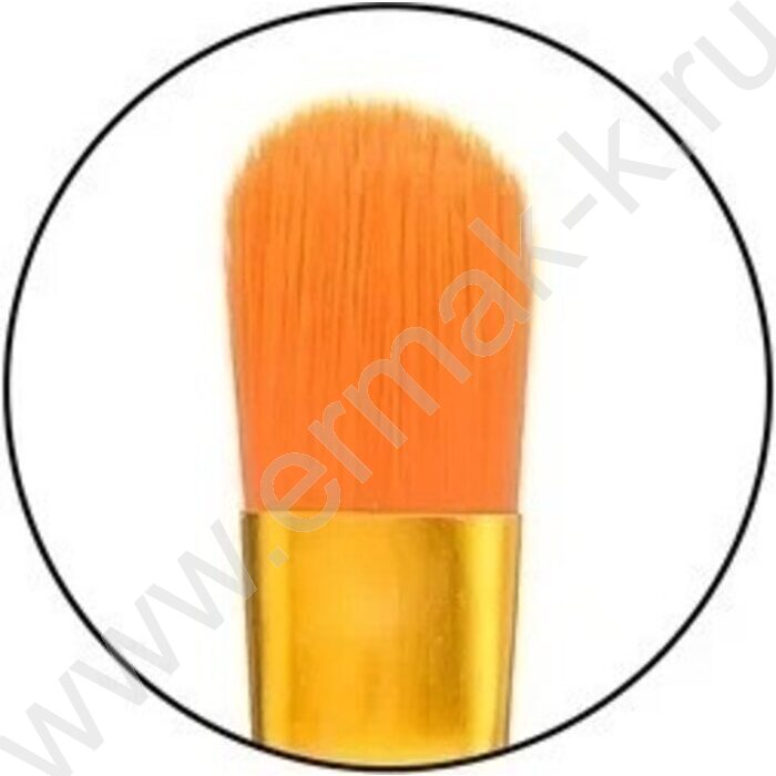 Кисть набор 10шт /нейлон круглые и плоские  №4, 2, 5/8, 1, 3, 5, 2, 8, 6, 2/0/ древко синего цве | Фото 3