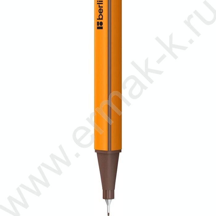 Ручка кап. "Rapido" коричневая, 0,4мм /трехгранный корпус | Фото 2