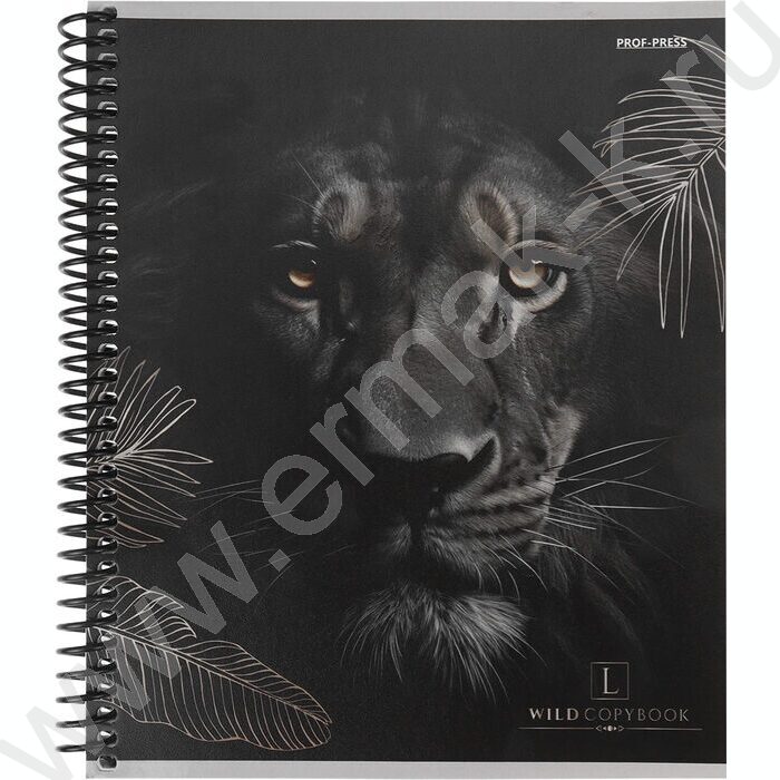 Тетрадь  96л клетка/спираль "Величие животного мира" /твин-лак/ ассорти | Фото 2