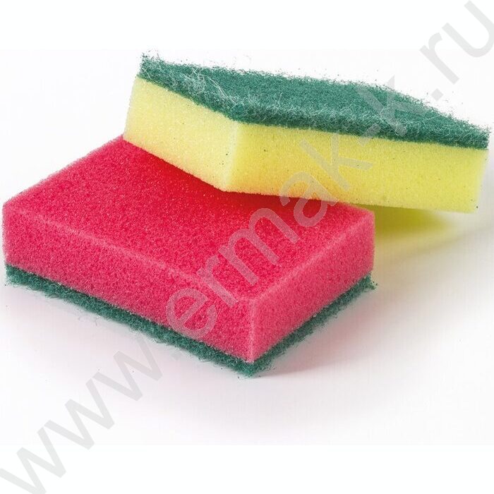 Губка для мытья посуды "MAXI" /2,7*9,6*6,4см  10шт/уп | Фото 4