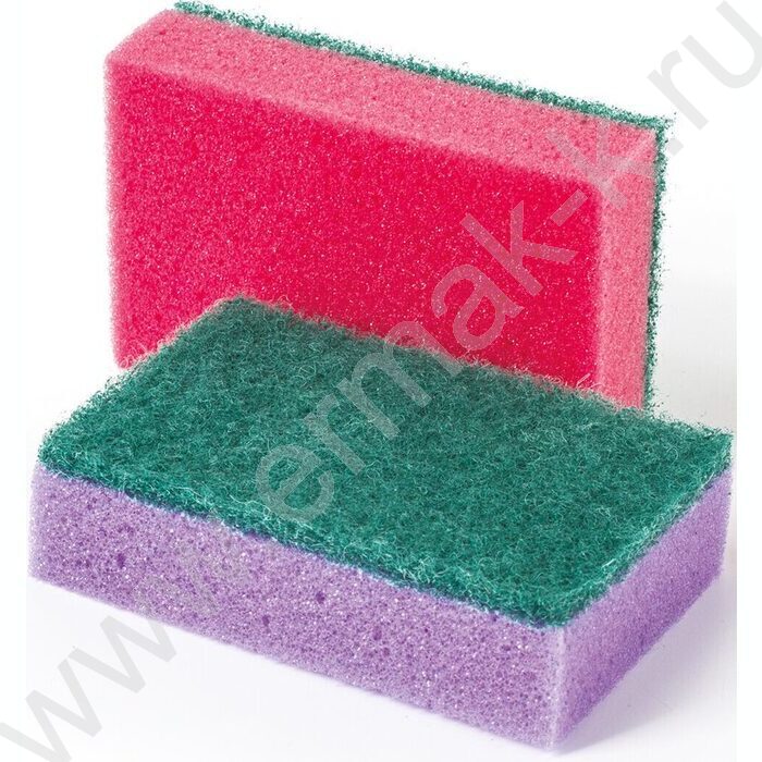 Губка для мытья посуды "MAXI" /2,7*9,6*6,4см  10шт/уп | Фото 5