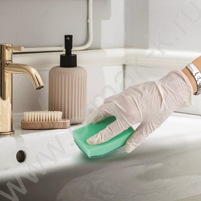 Губка для мытья посуды "MAXI" /2,7*9,6*6,4см  10шт/уп | Фото 8