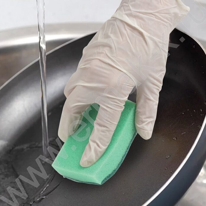 Губка для мытья посуды "MAXI" /2,7*9,6*6,4см  10шт/уп | Фото 9