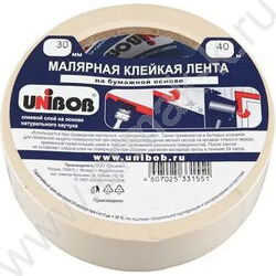Скотч малярный 30*40 Unibob инд./уп | Фото 1