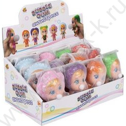 Игрушка антистресс Bubble Gum Куклы ассорти | Фото 3