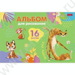 Альбом д/рисования 16л "Happy ZOO" 5видов | Фото 5