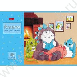 Альбом д/рисования 16л "Приключения кота Пирожка" 5видов | Фото 5