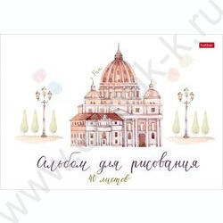 Альбом д/рисования 40л "Итальянские каникулы" /тиснение/ 5видов | Фото 2