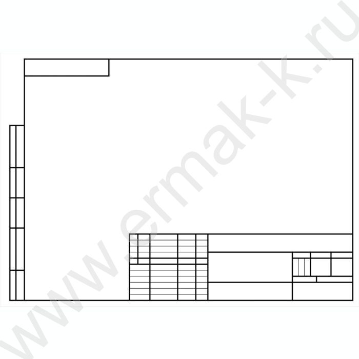 Папка д/черчения А4 10л 190г/м² с/р горизонтальная студенческая "Классика" | Фото 2