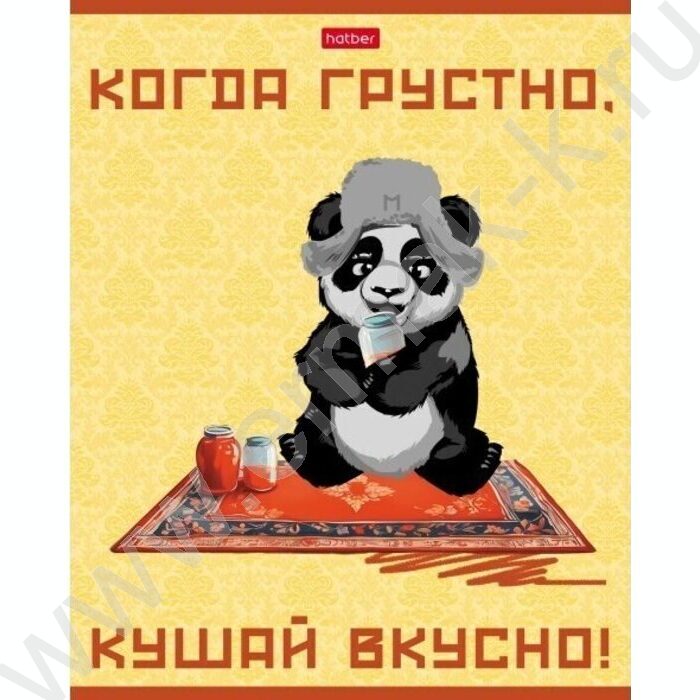 Тетрадь  48л клетка "Мудрая панда" 5видов | Фото 3