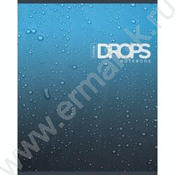 Тетрадь  80л клетка "Drops" /глянц. ламин. /5видов | Фото 3
