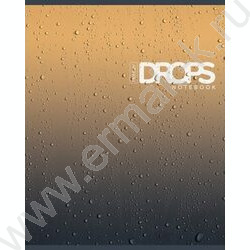 Тетрадь  80л клетка "Drops" /глянц. ламин. /5видов | Фото 4