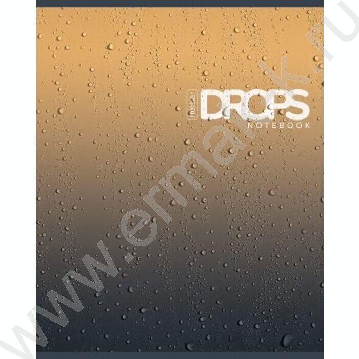 Тетрадь  80л клетка "Drops" /глянц. ламин. /5видов | Фото 4