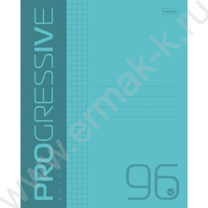 Тетрадь  96л А5 клетка/пластик обл./ "PROGRESSIVE  Бирюзовая" | Фото 1