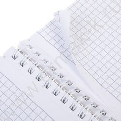 Тетрадь  96л клетка/спираль/пластик.обл. "PROGRESSIVE CANVAS Синяя" 4 цв. разделителя с линейкой | Фото 4