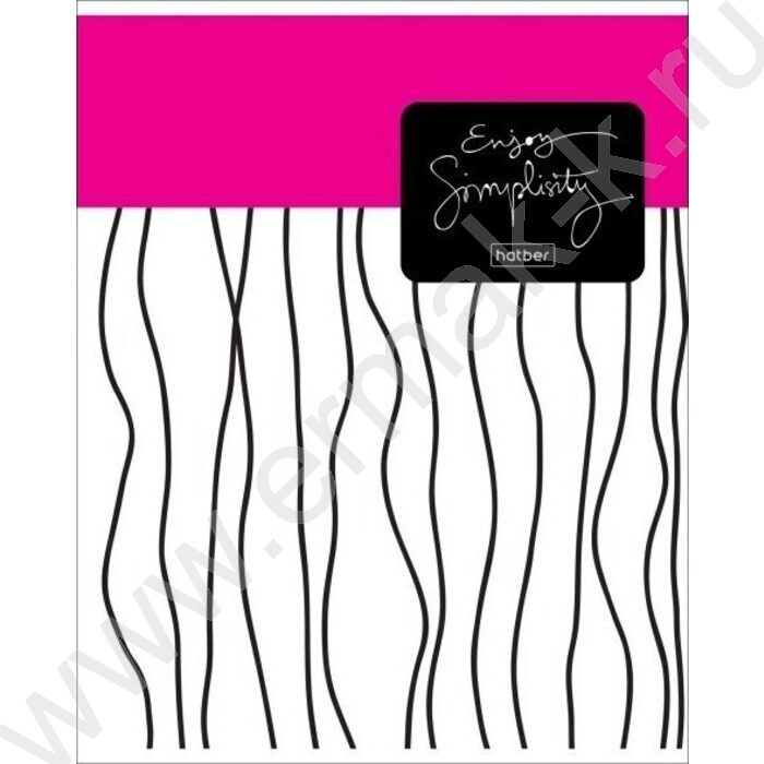 Тетрадь  48л клетка/пластик обл. "Наслаждайся легкостью" ассорти | Фото 2