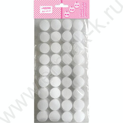 Липучки самоклеящиеся д/рукоделия "DIY" диаметр 1 см, 72 шт, 36 пар /блистер | Фото 1