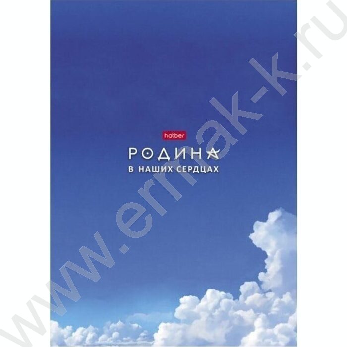 Тетрадь  96л А4 клетка "Я люблю Россию" глянц.лам. | Фото 1