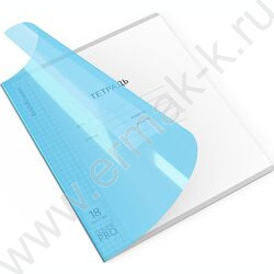 Тетрадь  18л клетка с пластиковой обложкой "Классика CoverPrо Vivid" /синий | Фото 2