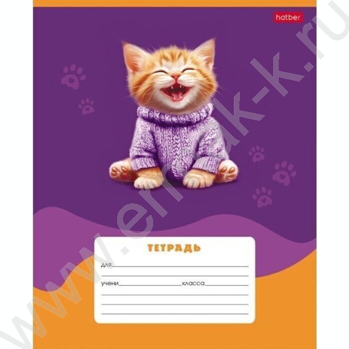 Тетрадь  12л клетка "Мы-котики!- Выпуск №2" 5видов | Фото 2