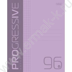 Тетрадь  96л А5 клетка/пластик обл./ "PROGRESSIVE  Фиолетовая" | Фото 1