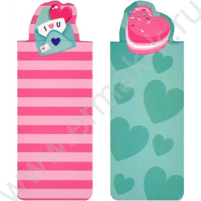 Закладки магнитные "Сердце" набор 4шт | Фото 2