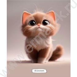 Блокнот  40л А6 спираль "Маленький пушистый кот" ассорти | Фото 2