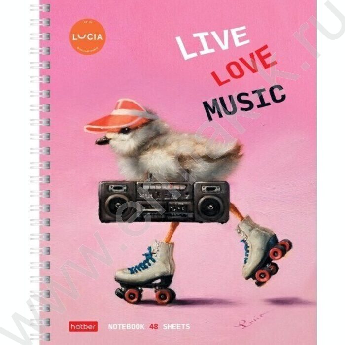 Тетрадь  48л клетка/спираль "Узнай себя!-(Lucia Heffernan)" 4вида | Фото 3