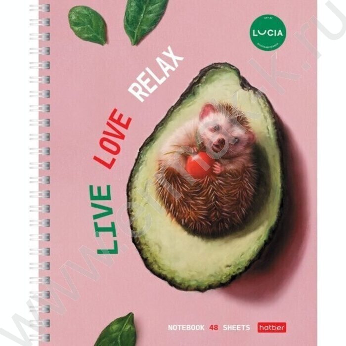 Тетрадь  48л клетка/спираль "Узнай себя!-(Lucia Heffernan)" 4вида | Фото 4